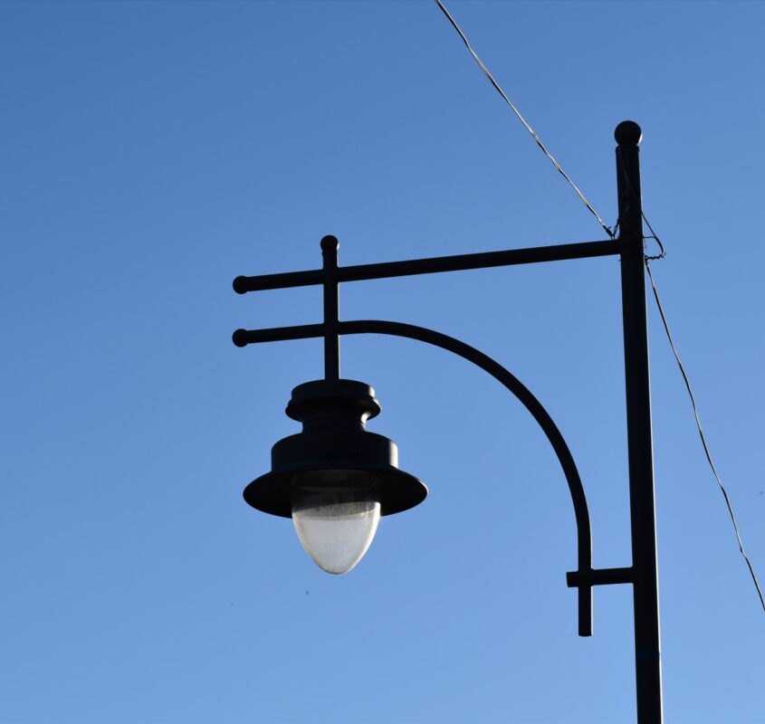 Street light in Gyumri