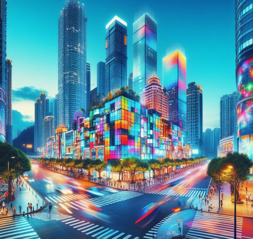 Big city life in the future